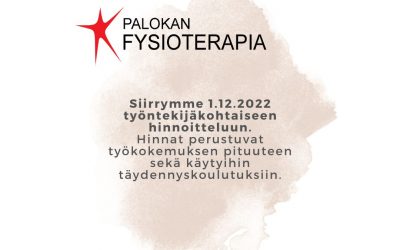 Hinnaston päivitys 1.12.2022